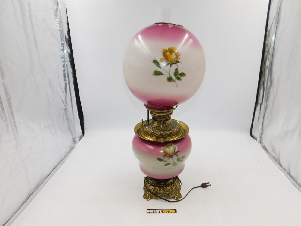 Lot 234: Victorian Style Piano Lamp