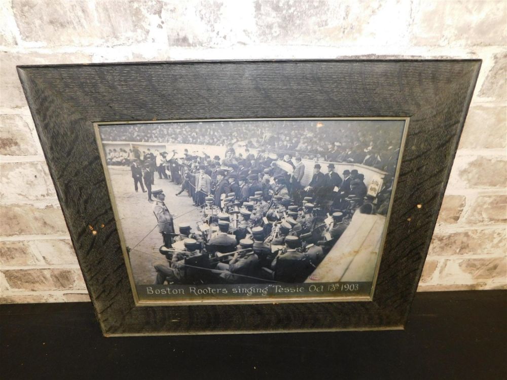 Lot 153: Framed Copy of Boston Rooters Singing "Tessie" at