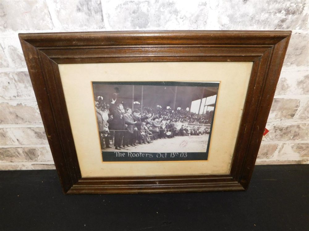 Lot 154: Framed Copy of "The Rooters" at Huntington Ave Grounds