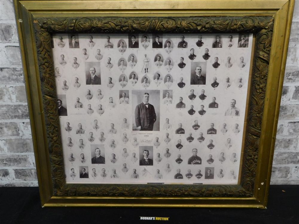 Lot 192: Framed Copy of Carl Horner Composite photo of All
