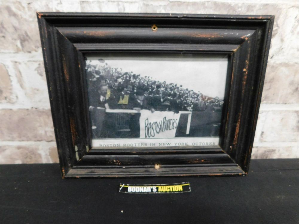 Lot 218: Framed Copy of Rooters in NY in October