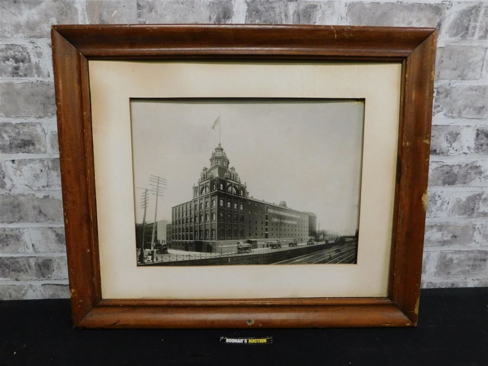 Lot 223: Framed Copy of F&M Schaefer Brewing Co. Est. 1842