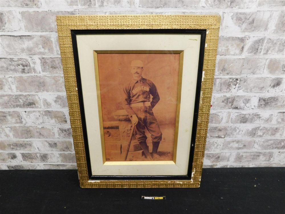 Lot 230: Framed Copy of King Kelly in Boston Uniform