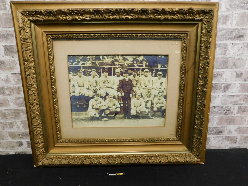 Lot 234: Framed Copy of 1917 Photo of American League All-Stars