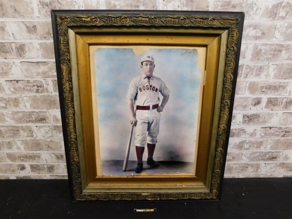 Lot 236: Framed Color Copy of Boston Nationals Outfielder Hugh