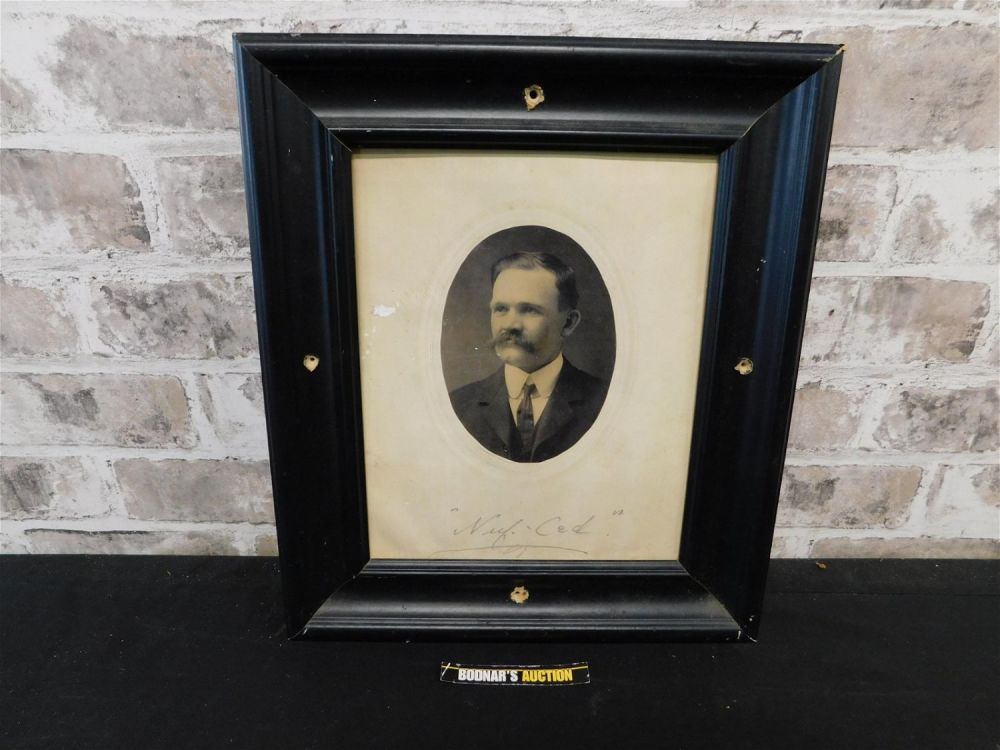 Lot 255: Framed Copy of Michael T. Nuf-Ced McGreevy Portrait of