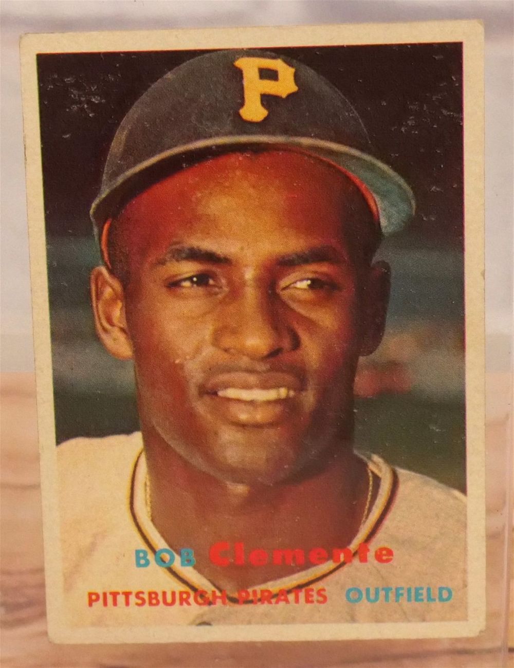 Lot 172: Bob Clemente 1957 Topps Baseball Card