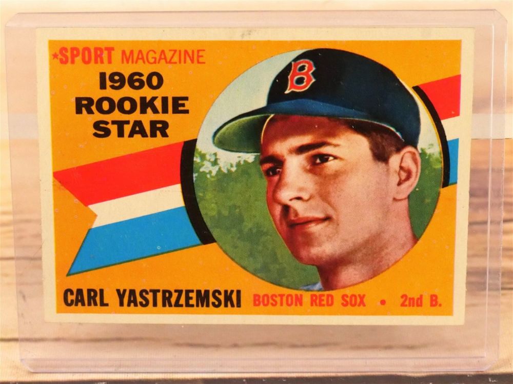 Lot 247: Carl Yastrzemski Topps 1960 Rookie Card