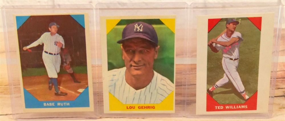 Lot 269: Lot of 3 Fleer 1960 Baseball Greats Cards