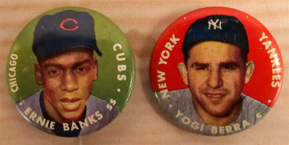 Lot 309: Lot of 2 Topps 1956 Pins/Buttons