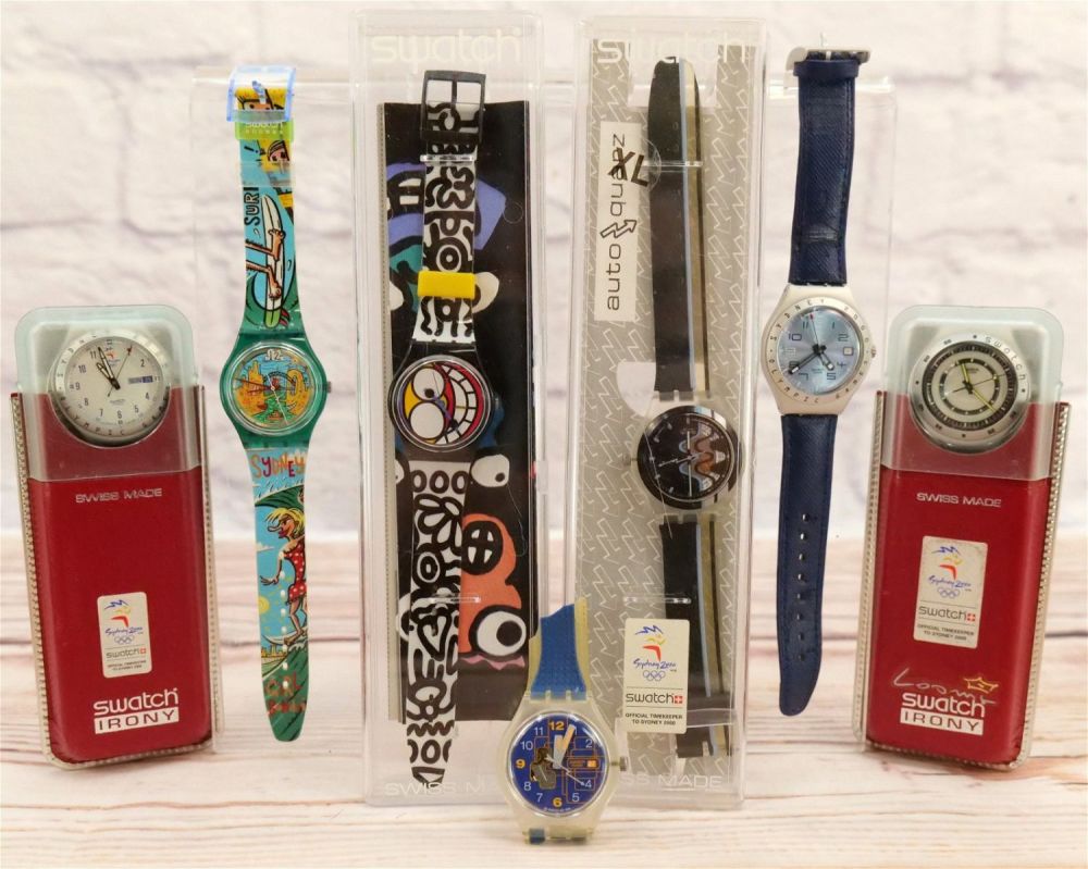 Lot 194: Lot of Swatch Watches