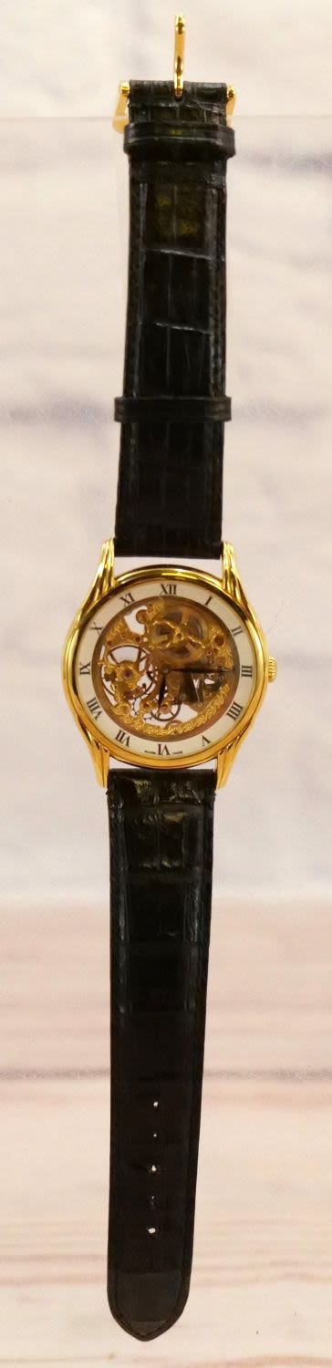 Lot 213: Davosa Skeleton Wrist Watch