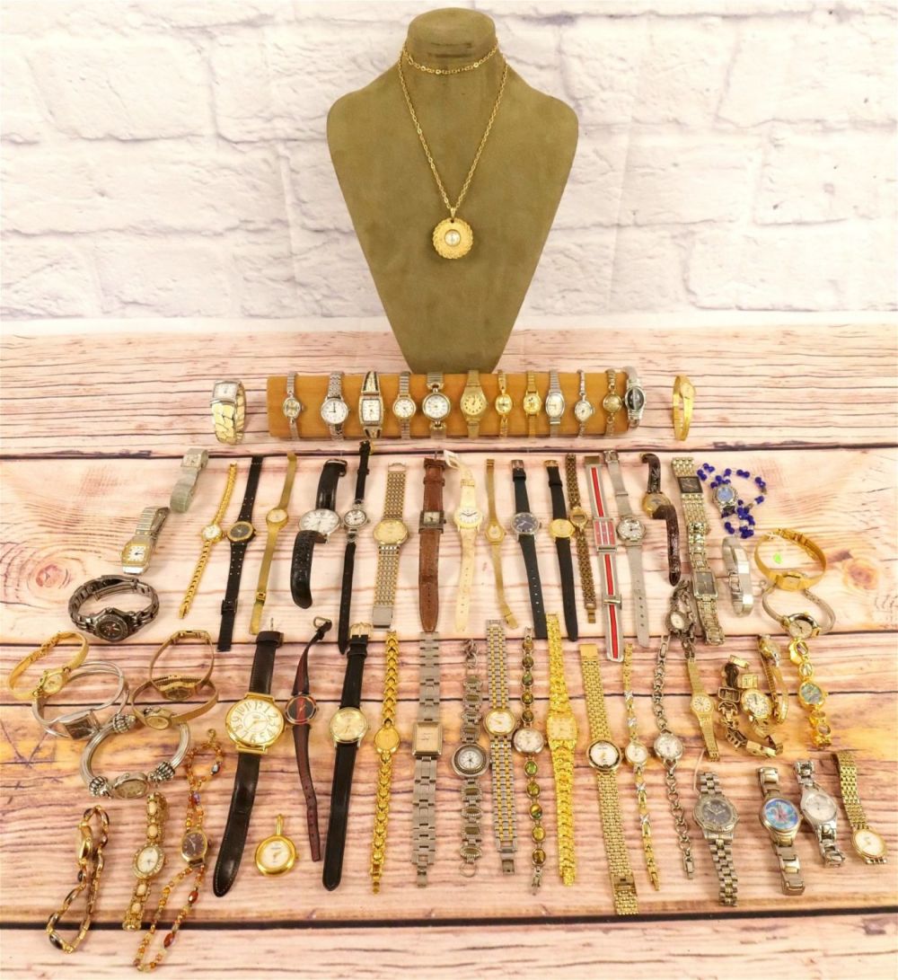 Lot 219: Large Lot of Ladies Watches