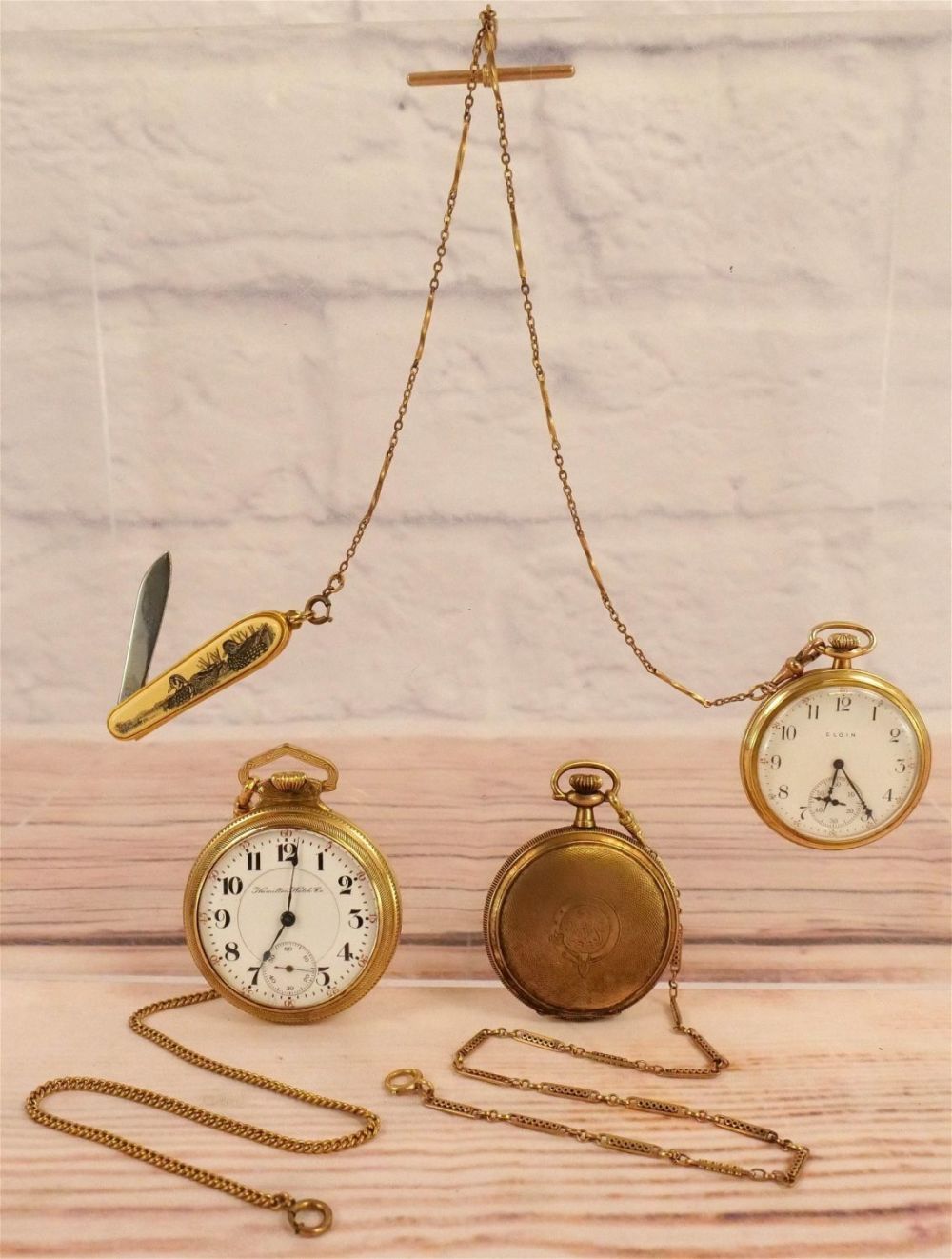 Lot 222: Lot of 3 Pocket Watches
