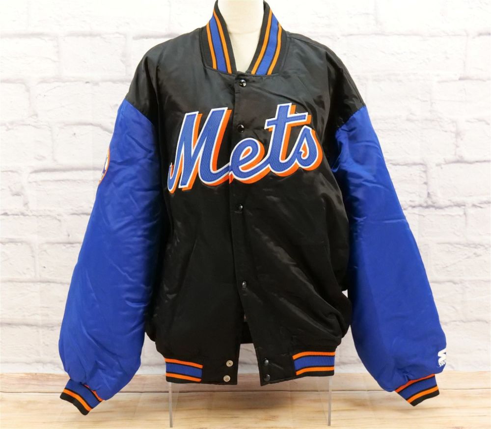 Lot 169: New York Mets Starter Snap Jacket