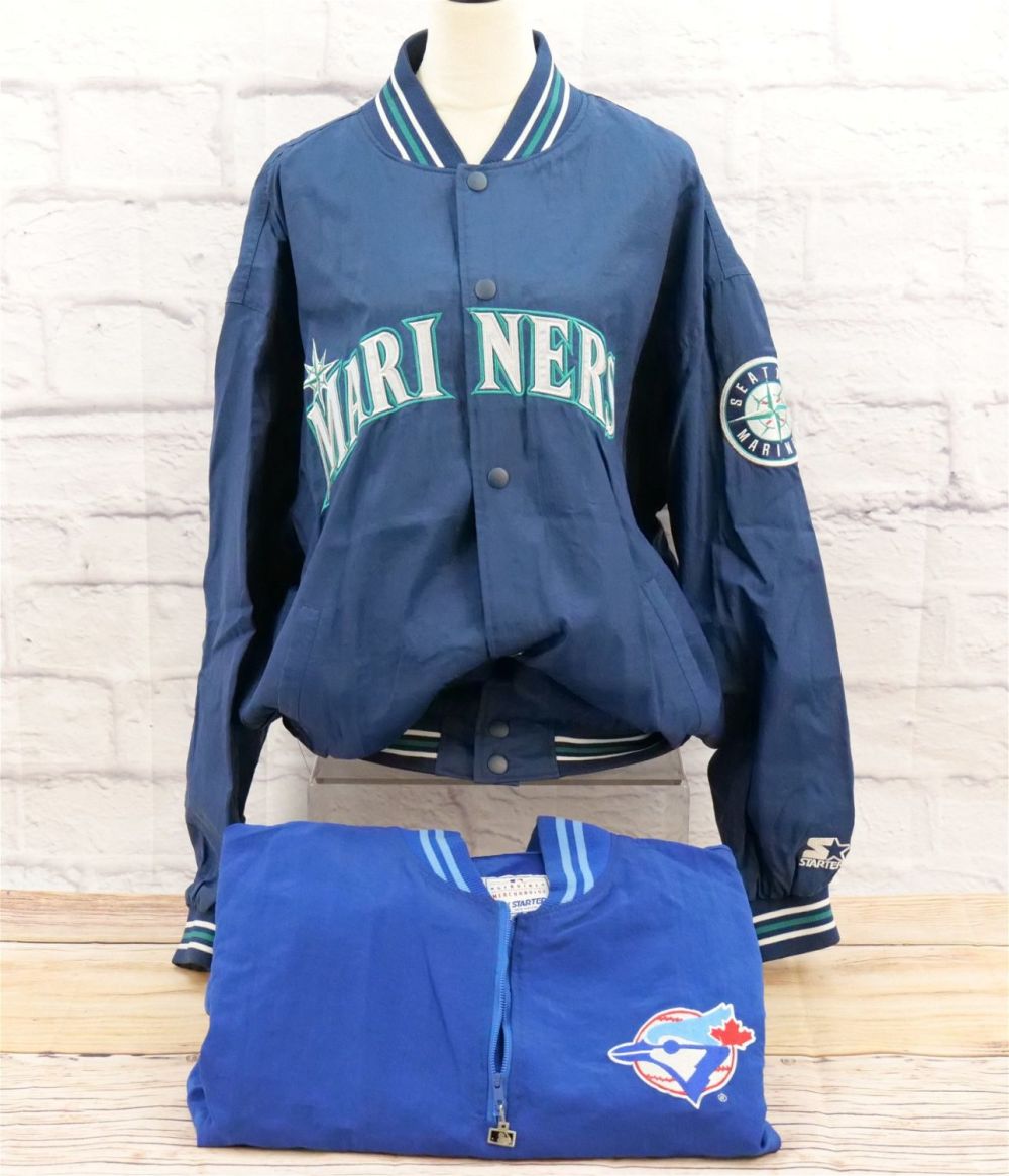 Lot 171: Lot of 2 Vintage MLB Starter Windbreaker Style Jackets
