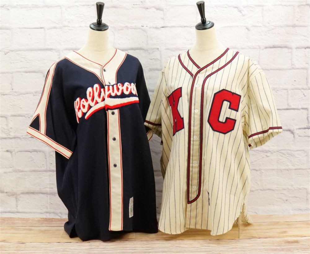 Lot 179: Lot of 2 Ebbets Field Flannels Baseball Jerseys