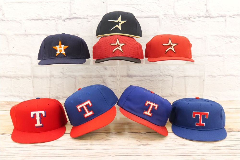 Lot 205: Lot of 8 Vintage Fitted Baseball Hats