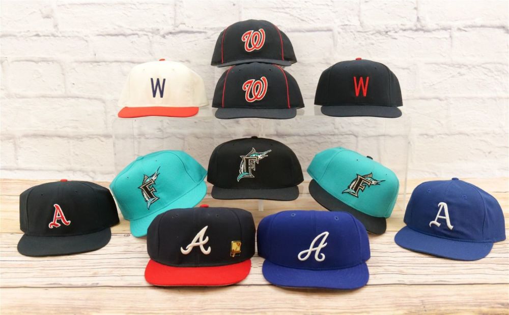 Lot 207: Lot of 11 Vintage Fitted Baseball Hats