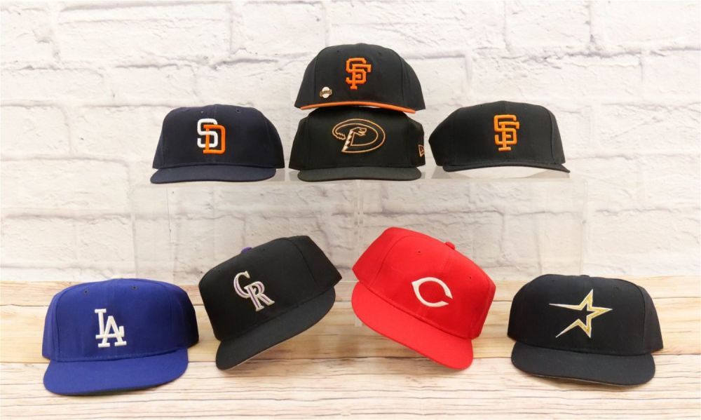 Lot 209: Lot of 8 Vintage Fitted Baseball Hats