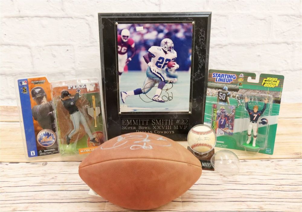 Lot 213: Group Lot of Sports Memorabilia