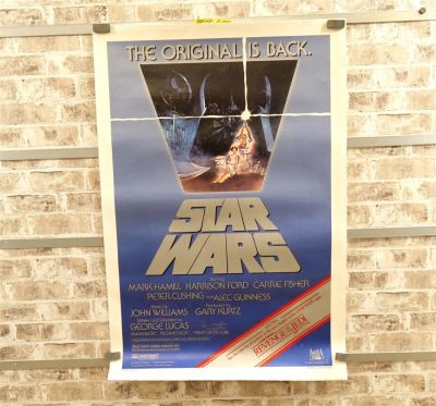 Star Wars is Back - Revenge of the Jedi Movie Poster - Linen Backed. Star Wars is Back - Revenge 