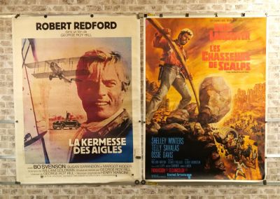 Lot of 2 Oversized One Sheet Movie Posters - Both Linen Backed. Including La Kermesse Des 