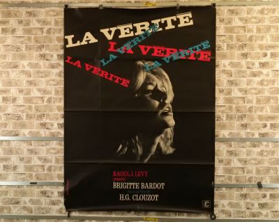 La Verite Oversized One Sheet Movie Poster (1960) US Movie Translation "The Truth". Starring 