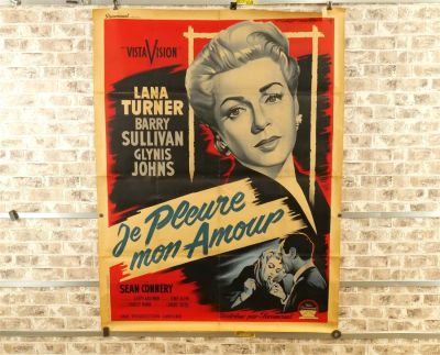 Le Pleure Mon Amour One Sheet French Movie Poster (1958). US Title Translation (Cry My Love). 