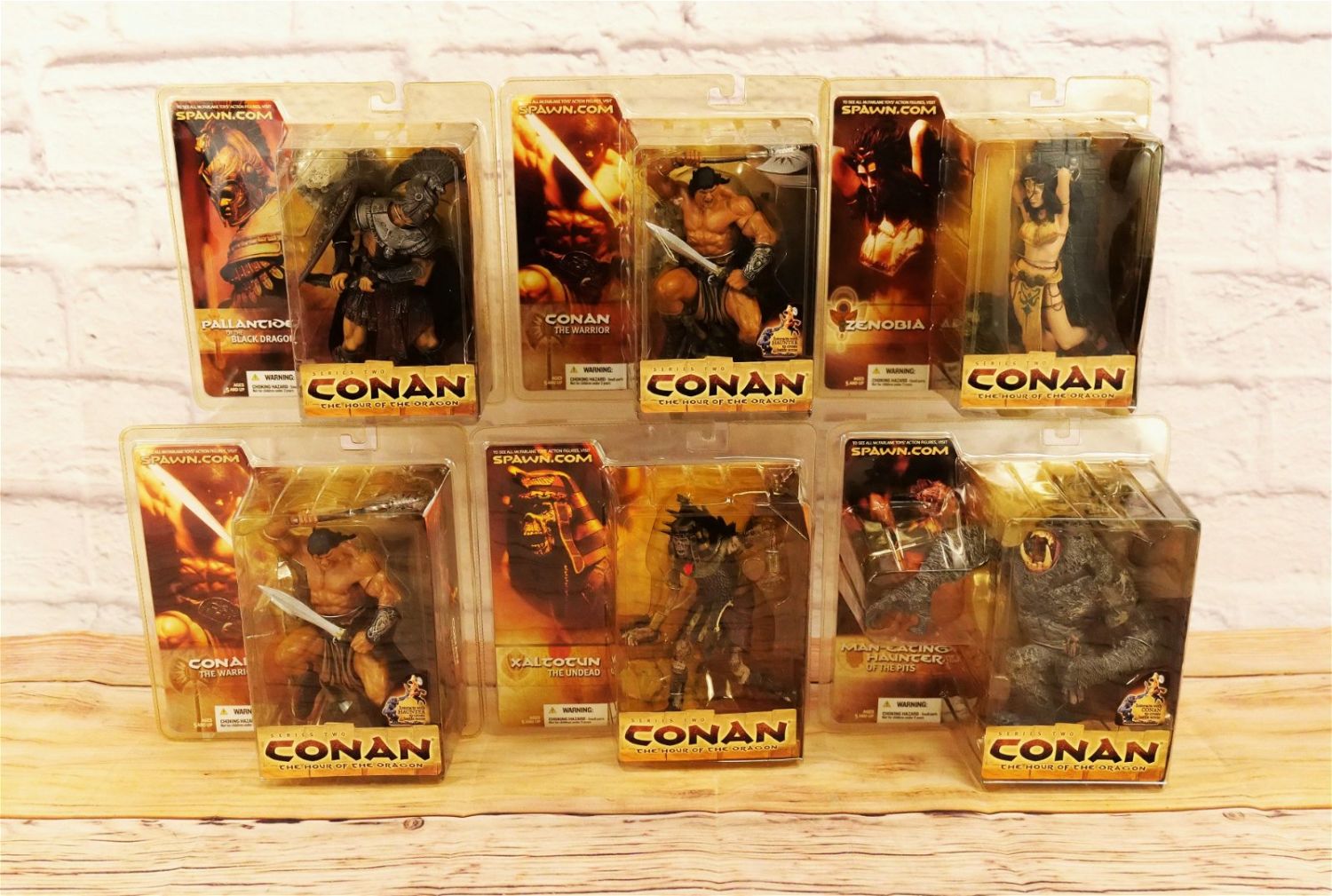 Lot 262 - Lot of 6 McFarlane Conan Series 2 Action Figures 