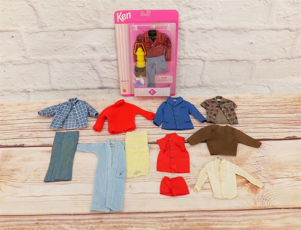 Lot 261: Lot of Ken Clothing - 60's-90's
