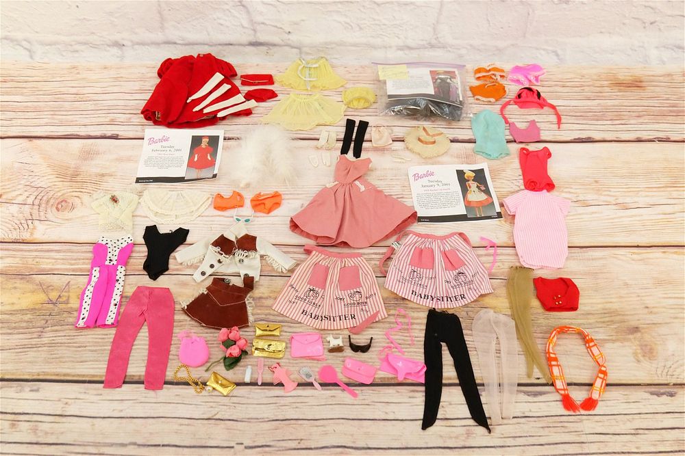 Lot 263: Lot of Vintage Barbie Clothing and Accessories