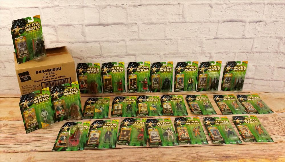 Lot 183: Lot of 24 Hasbro Star Wars Power of the Jedi 3.75" Figures