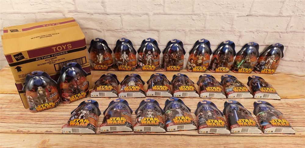 Lot 201: Two Cases of Star Wars Revenge of the Sith Action Figures