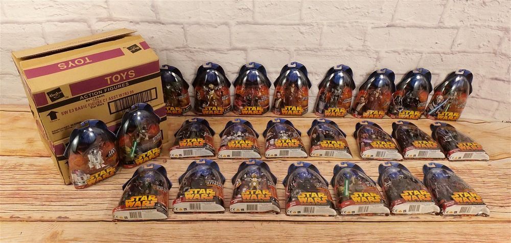 Lot 202: Two Cases of Star Wars Revenge of the Sith Action Figures