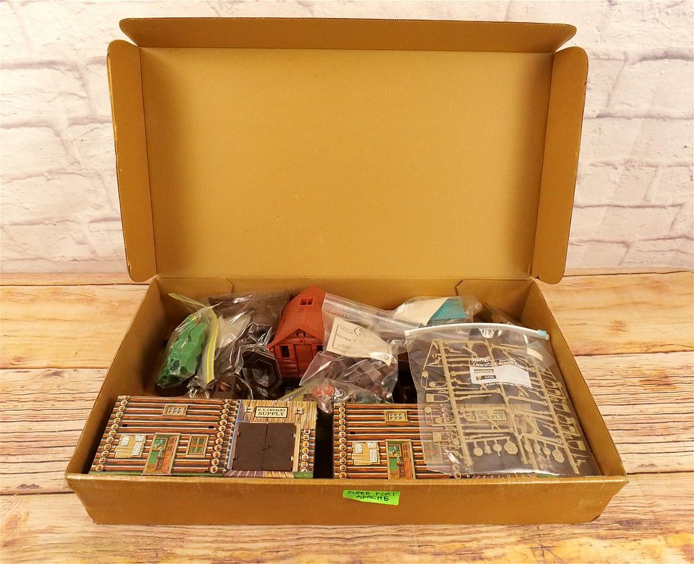 Lot 181: Lot of 2 Fort Apache Playsets