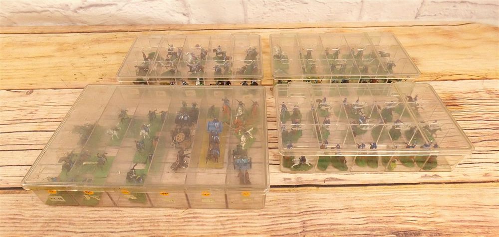 Lot 193: Lot of Civil War Cavalry Custom Hand Painted Military Figures