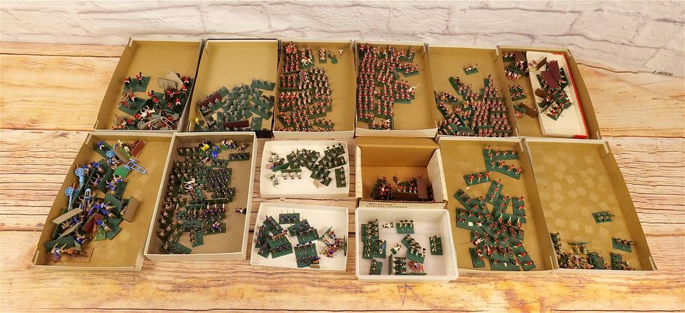 Lot 194: Lot of Revolutionary War Custom Hand Painted Military Figures