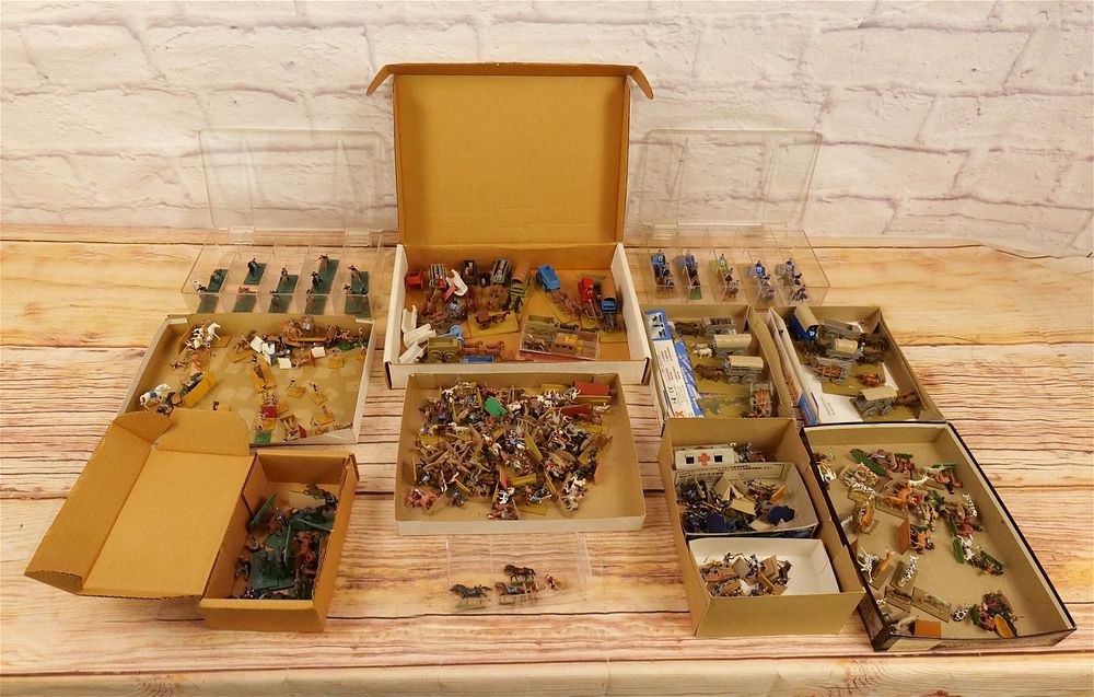 Lot 196: Lot of Western Themed Custom Hand Painted Figures