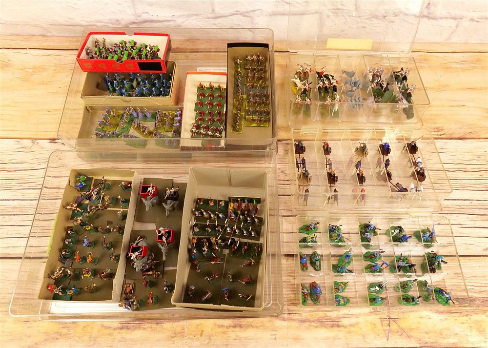 Lot 204: Lot of Roman Custom Hand Painted Figures