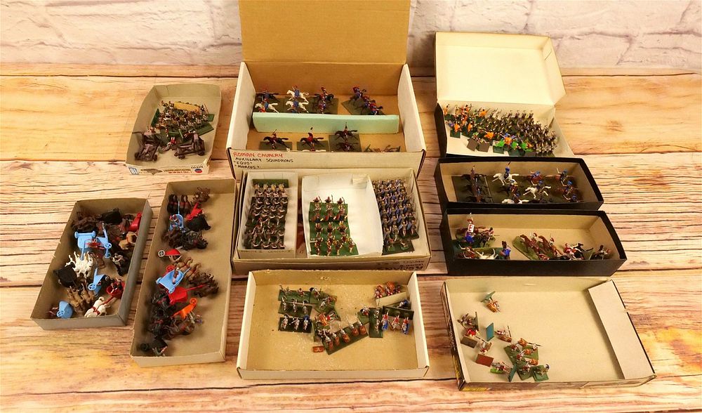 Lot 208: Lot of Custom Hand Painted Roman Soldiers