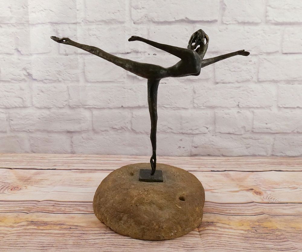 Lot 216: Mid Century Modern Bronze Statue
