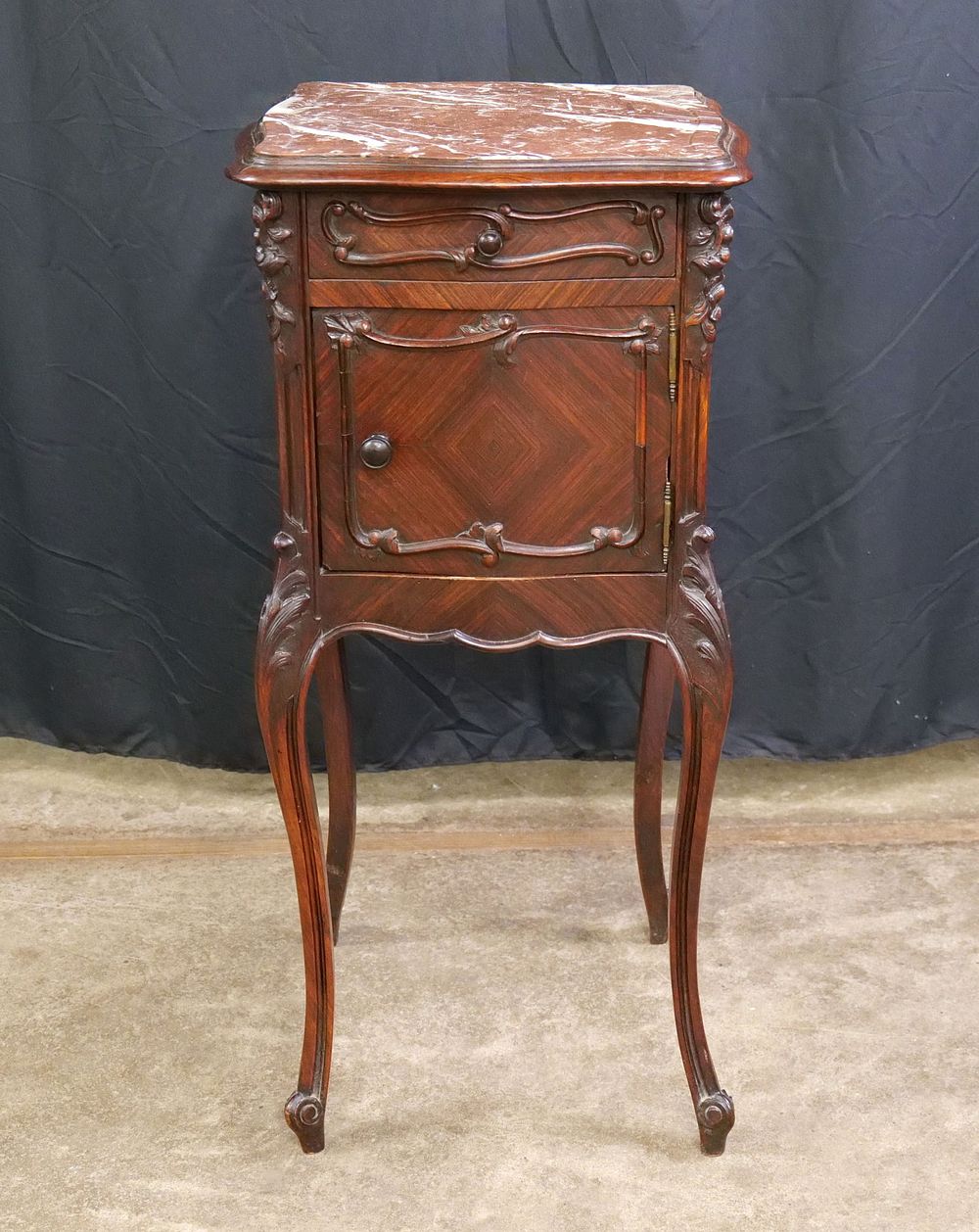 Lot 257: 19th Century Marble Top Stand