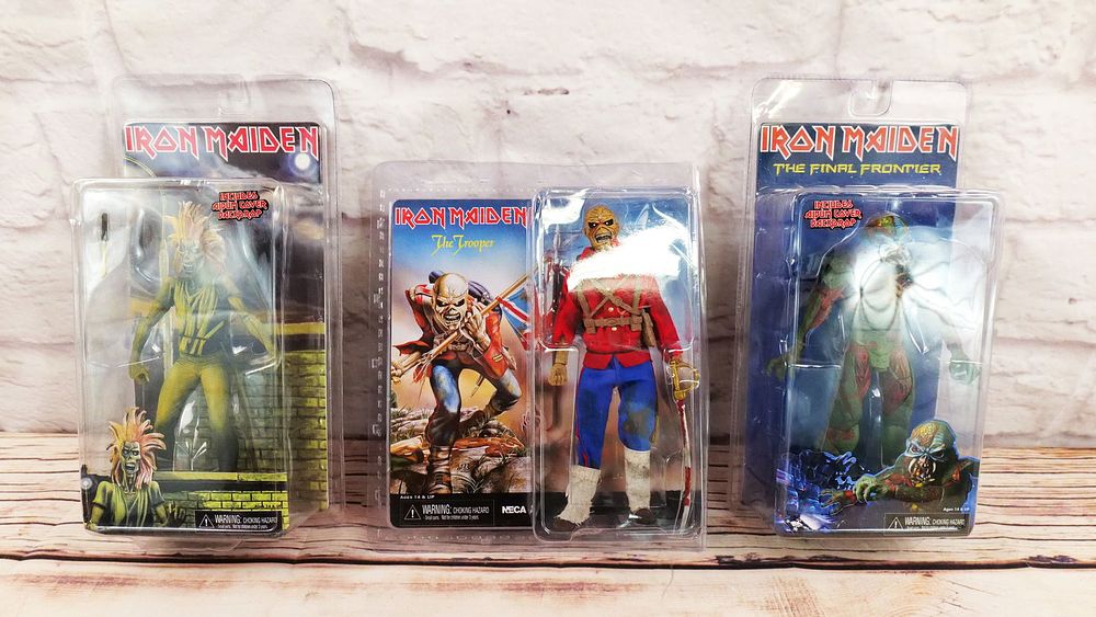 Lot 165: Lot of 3 NECA Iron Maiden Action Figures
