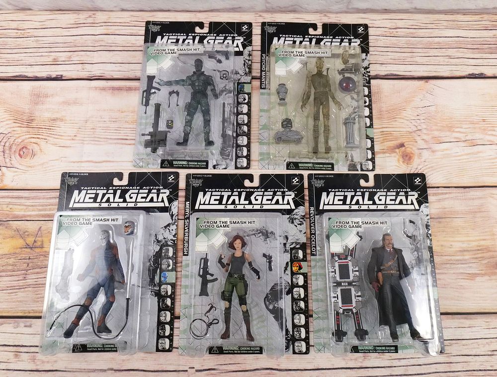 Lot 191: Lot of 5 McFarlane Metal Gear Solid Action Figures