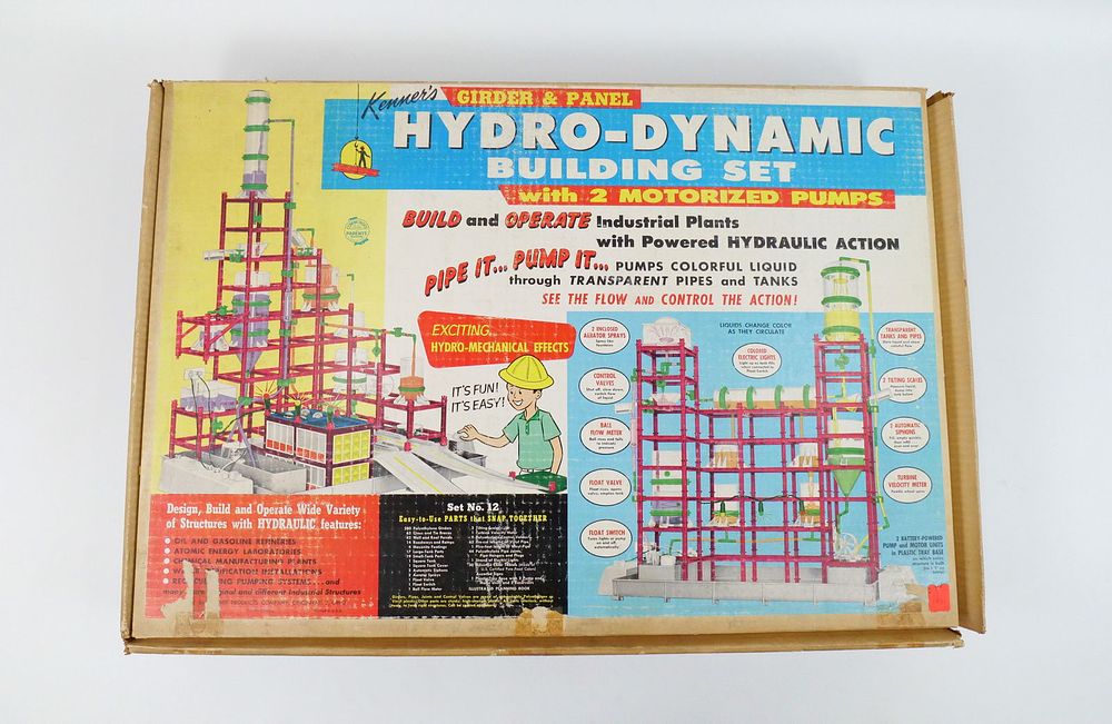 Lot 193: Kenner’s Girder Panel Hydro Dynamic Building Set No. 12