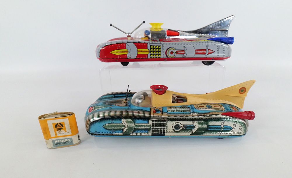 Lot 208: Lot of 2 Battery Operated Space Ships