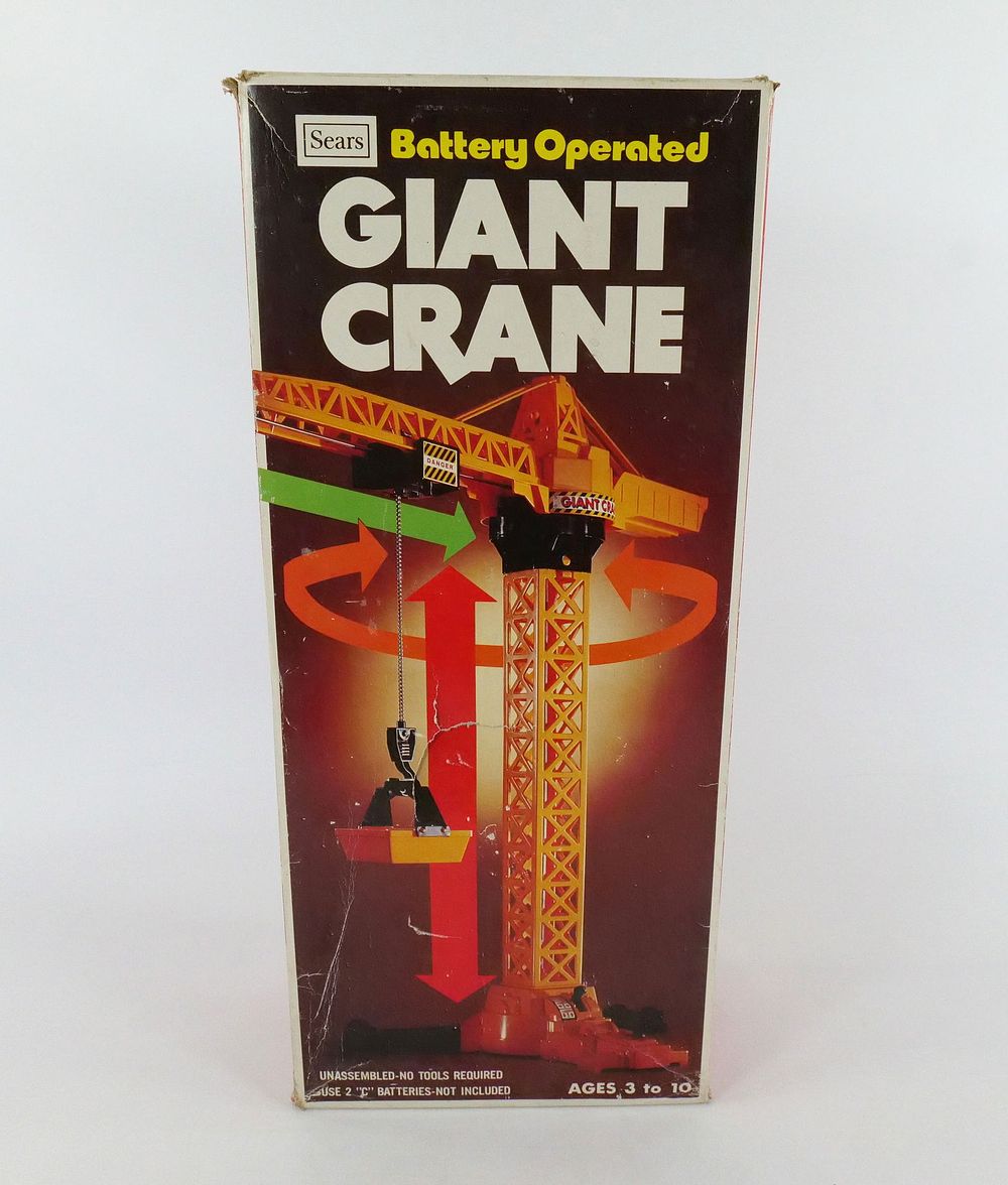 Lot 212: Sears Battery Operated Giant Crane