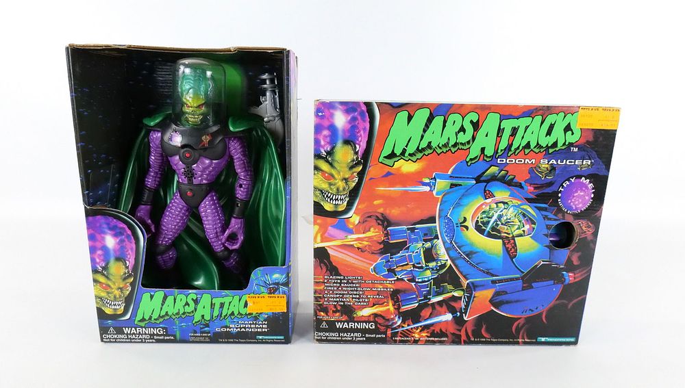 Lot 215: Lot of 2 Mars Attacks Toys