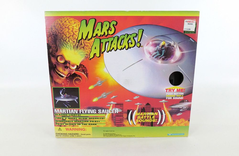 Lot 216: Mars Attacks Martian Flying Saucer